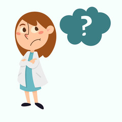 Medicine people character. Doctor and healthcare concept - vector illustration