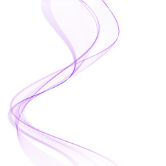  Abstract background of elegant wavy lines of lilac wave. Design element
