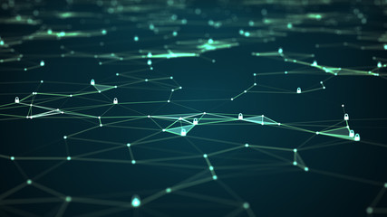 Cyber security concept.