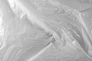 White plastic bag texture and background