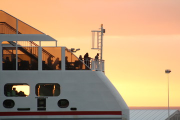 Atardecer en el crucero