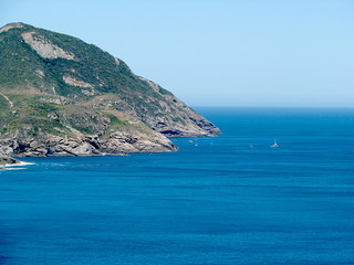 Fototapeta premium Brazil - Rio de Janeiro - Arraial do Cabo - City view from Pontal do Atalaia mound 