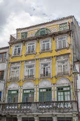 Façades colorées à Braga, Portugal