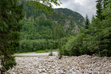 river in the mountains
