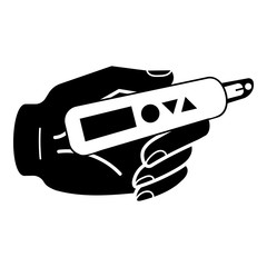 Healthy glucose meter icon. Simple illustration of healthy glucose meter vector icon for web design isolated on white background