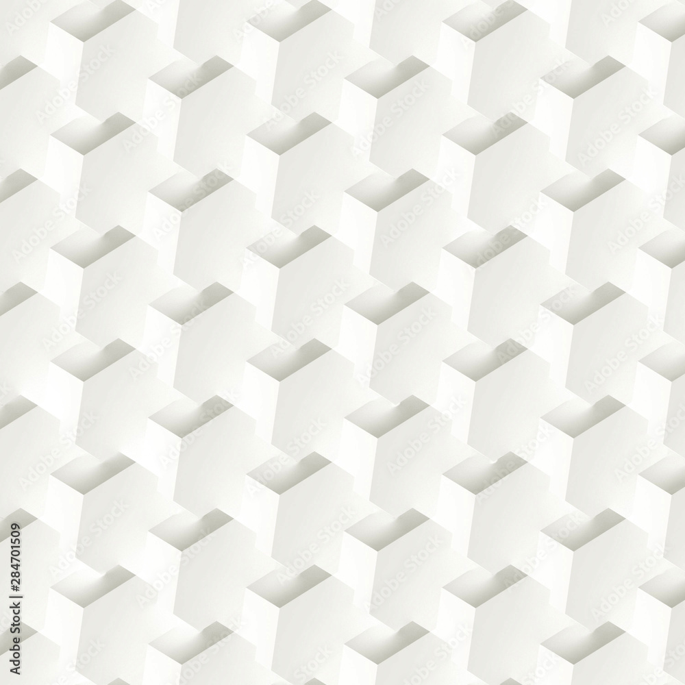 Aufkleber illustration of 3d parametric patterns