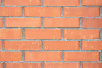 Background of a brick old wall closeup