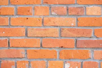 Background of a brick old wall closeup