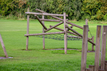 Climbing frame on a park