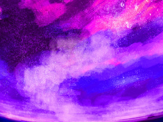 abstract purple background cloud landscape galaxy colorfull sky painting blue