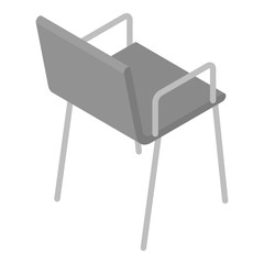 Office chair icon. Isometric of office chair vector icon for web design isolated on white background