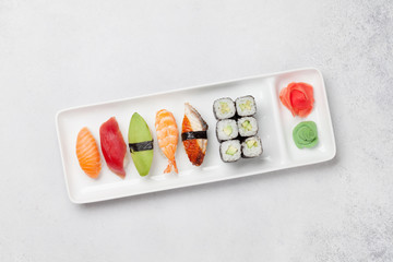 Japanese sushi set