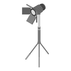 Studio spotlight icon. Isometric of studio spotlight vector icon for web design isolated on white background
