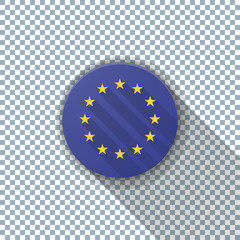 European Union Shield adaptive standard icon for application  illustration