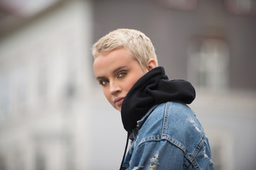 Beautiful young woman