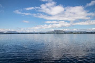 Conemara mountains and Lough Corrib