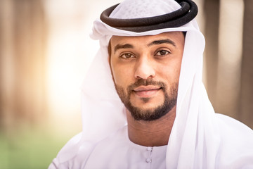 Arabic businessman with kandura