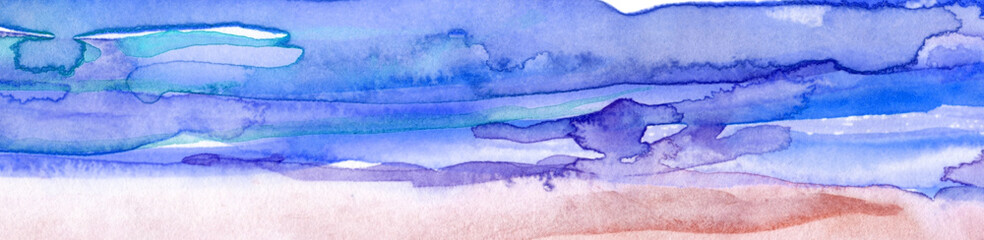 Hand Drawn Abstract Watercolor Background