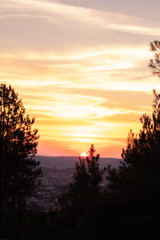 Sundown in Lapa, Brazil