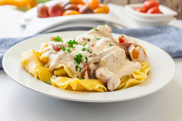 Homemade italian pasta
