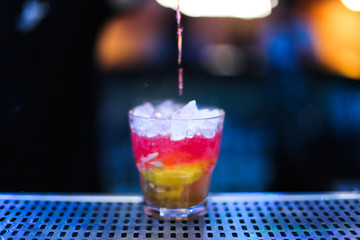 Cocktail at the bar