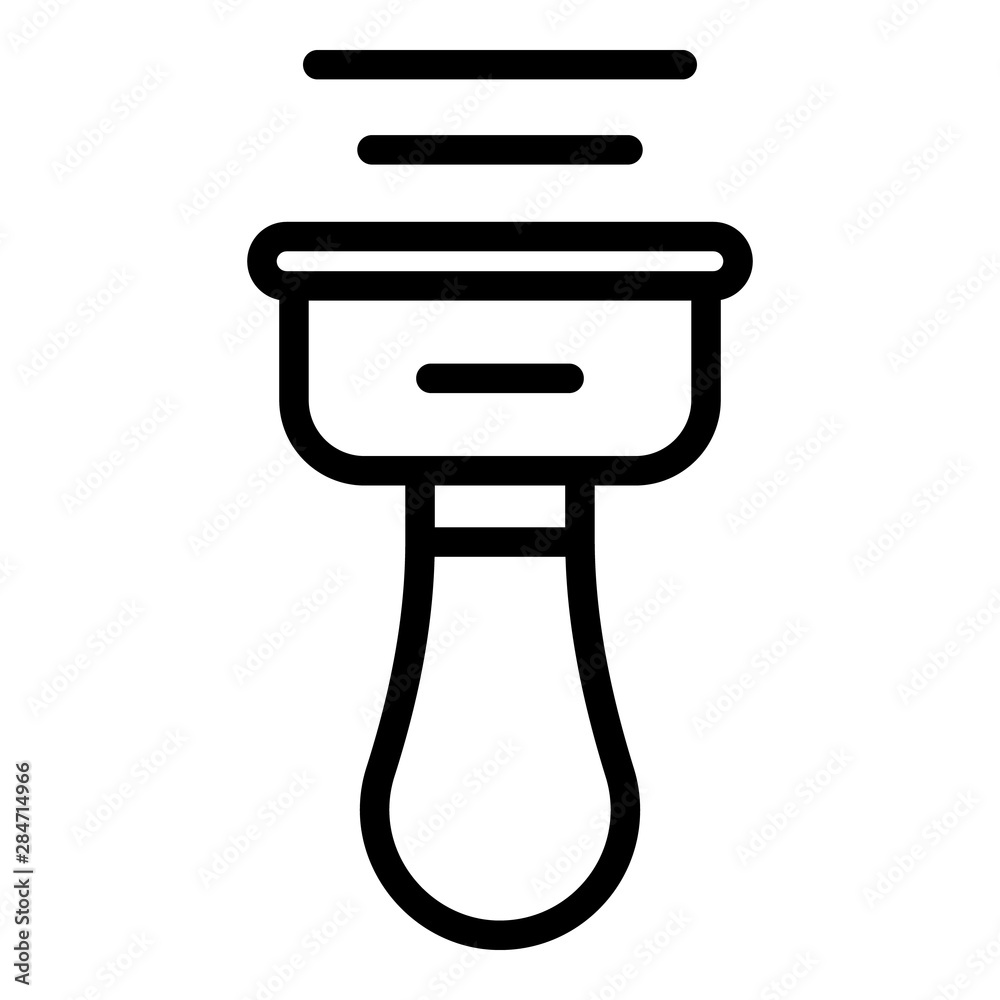 Poster barcode scanning icon. outline barcode scanning vector icon for web design isolated on white backgro
