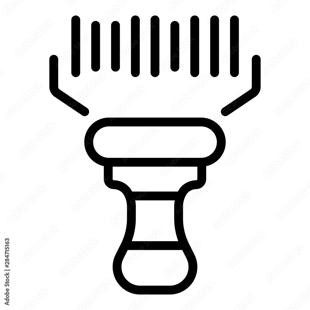 Fototapete Inventory barcode scanner icon. Outline inventory barcode scanner vector icon for web design isolated on white background