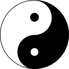 Ying Yang BlackWhite