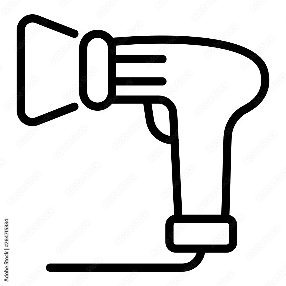 Wall mural Barcode scanner interface icon. Outline barcode scanner interface vector icon for web design isolated on white background - Wall murals
