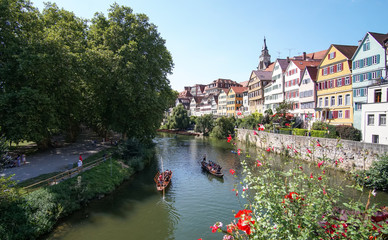 T&uuml;bingen, Neckar, Fluss, Stadt