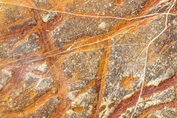 Natural stone texture closeup. Selective focus.