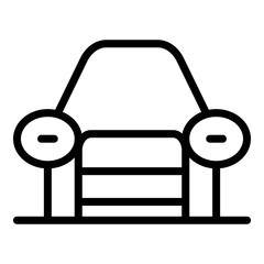 Relax armchair icon. Outline relax armchair vector icon for web design isolated on white background