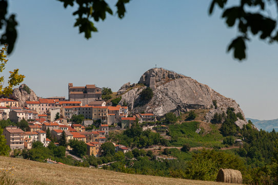 Pietrabbondante, Isernia, Molise.  It is an Italian town of 732 inhabitants in the province of Isernia in Molise, famous for the Samnite Sanctuary.