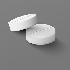 Realistic medical pills