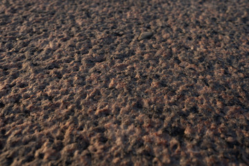granite stone at close range