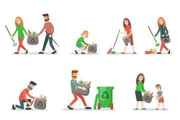 Several concepts of volunteer garbage collection