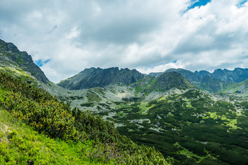Fototapeta premium In the High Tatras Slovakia side of Mountains