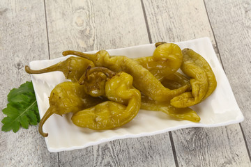 Pickled green pepper