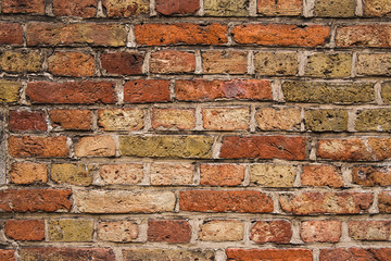 Old brick wall texture as a background. Abstract backdrop