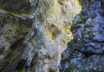 Gole dell'Infernaccio (Italy) - A naturalistic wild attraction in the Monti Sibillini National Park, Marche region, province of Fermo