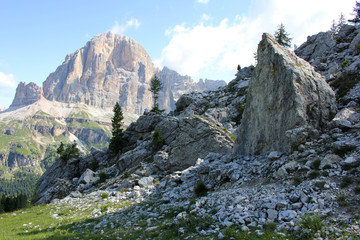 Fototapeta na wymiar Cinque Torri Dolomites Italie