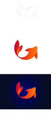 set of fire icons 