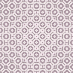 Vector geometric seamless pattern in trendy colors, pink and pallid purple
