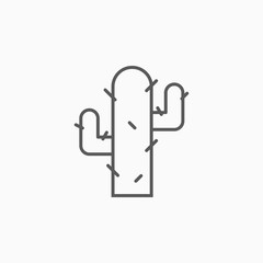 cactus icon, cactus vector