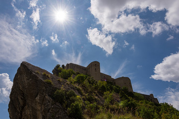 Roccascalegna, The medieval castle. The castle of Roccascalegna is a defensive structure located in...