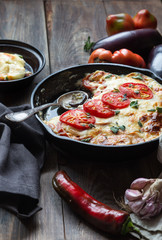 Fresh homemade moussaka