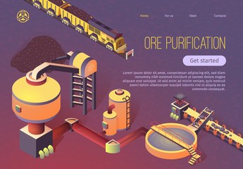 Ore Purification at Metallurgy Foundry Banner