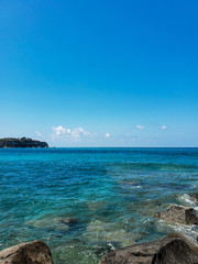 Summer, beach and a turquoise sea.