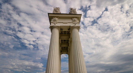 columns in the sky