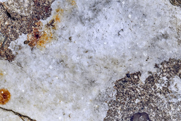 Natural stone texture closeup. Selective focus.